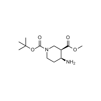 (3R,4S)-1-tert-Butyl 3-methyl 4-aminopiperidine-1,3-dicarboxylate