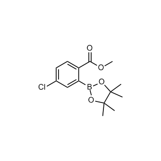 Methyl 4-chloro-2-(4,4,5,5-tetramethyl-1,3,2-dioxaborolan-2-yl)benzoate