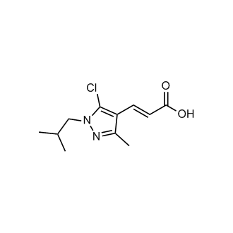 3-(5-Chloro-1-isobutyl-3-methyl-1H-pyrazol-4-yl)acrylic acid