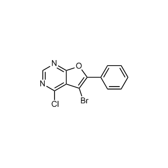 5-Bromo-4-chloro-6-phenylfuro[2,3-d]pyrimidine