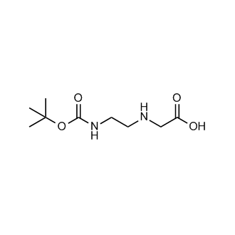 2-((2-((tert-Butoxycarbonyl)amino)ethyl)amino)acetic acid