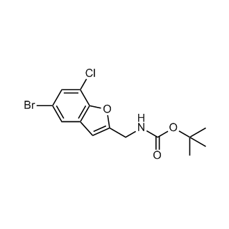 tert-Butyl ((5-bromo-7-chlorobenzofuran-2-yl)methyl)carbamate