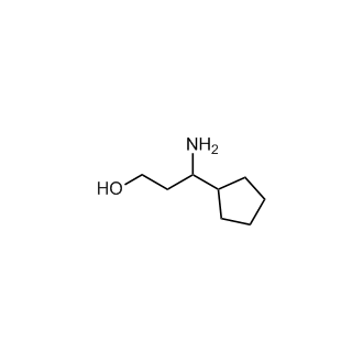 3-Amino-3-cyclopentylpropan-1-ol