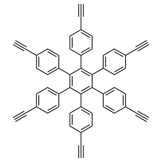 4,4''-Diethynyl-3',4',5',6'-tetrakis(4-ethynylphenyl)-1,1':2',1''-terphenyl