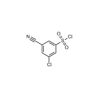 3-Chloro-5-cyanobenzene-1-sulfonyl chloride