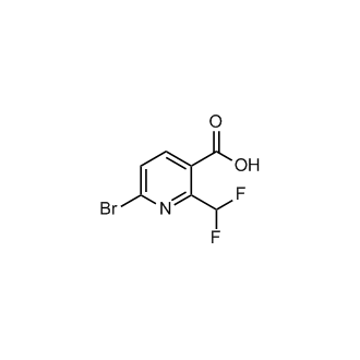 6-Bromo-2-(difluoromethyl)nicotinic acid