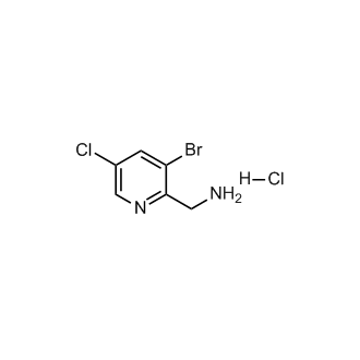 (3-Bromo-5-chloropyridin-2-yl)methanamine hydrochloride