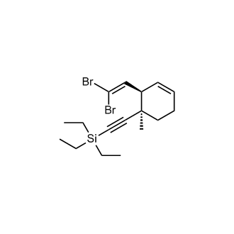 (3R,4R)-3-(2,2-Dibromoethenyl)-4-methyl-4-[2-(triethylsilyl)ethynyl]cyclohexene