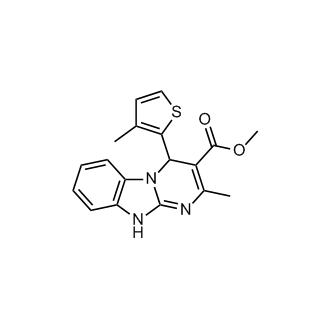 Methyl 2-methyl-4-(3-methylthiophen-2-yl)-4,10-dihydrobenzo[4,5]imidazo[1,2-a]pyrimidine-3-carboxylate