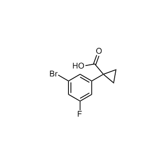 1-(3-Bromo-5-fluorophenyl)cyclopropanecarboxylic acid