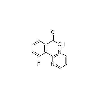 3-Fluoro-2-(pyrimidin-2-yl)benzoic acid