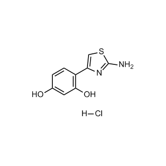 4-(2-Aminothiazol-4-yl)benzene-1,3-diol hydrochloride