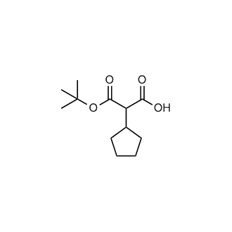 3-(tert-Butoxy)-2-cyclopentyl-3-oxopropanoic acid