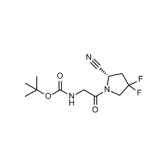 (S)-tert-Butyl (2-(2-cyano-4,4-difluoropyrrolidin-1-yl)-2-oxoethyl)carbamate