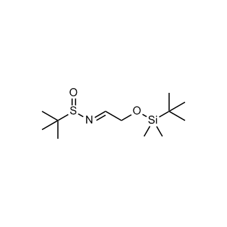 N-(2-((tert-Butyldimethylsilyl)oxy)ethylidene)-2-methylpropane-2-sulfinamide