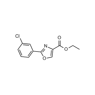 Ethyl 2-(3-chlorophenyl)oxazole-4-carboxylate