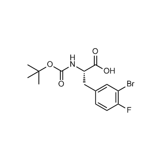 (S)-3-(3-Bromo-4-fluorophenyl)-2-((tert-butoxycarbonyl)amino)propanoic acid