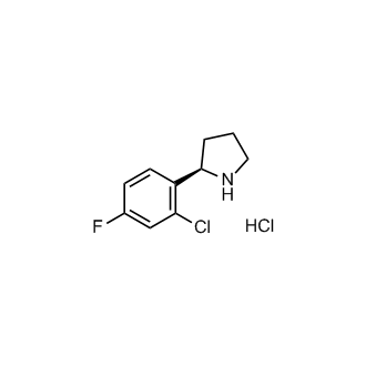 (R)-2-(2-Chloro-4-fluorophenyl)pyrrolidine hydrochloride