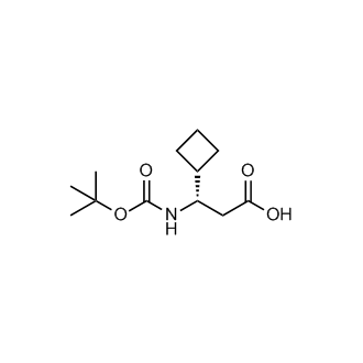 (S)-3-((tert-Butoxycarbonyl)amino)-3-cyclobutylpropanoic acid