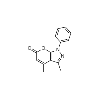 3,4-Dimethyl-1-phenylpyrano[2,3-c]pyrazol-6(1H)-one