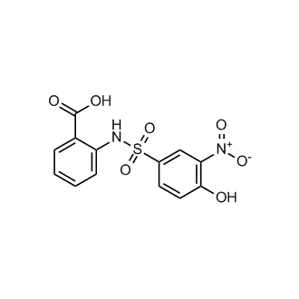 2-((4-Hydroxy-3-nitrophenyl)sulfonamido)benzoic acid
