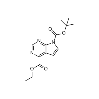 7-(tert-Butyl) 4-ethyl 7H-pyrrolo[2,3-d]pyrimidine-4,7-dicarboxylate