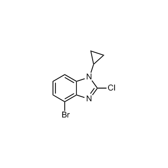 4-Bromo-2-chloro-1-cyclopropyl-1H-benzo[d]imidazole