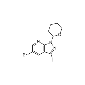 5-Bromo-3-iodo-1-(tetrahydro-2H-pyran-2-yl)-1H-pyrazolo[3,4-b]pyridine
