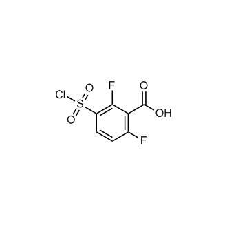 3-(Chlorosulfonyl)-2,6-difluorobenzoic acid