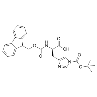 1-[(1,1-Dimethylethoxy)carbonyl]-N-[(9H-fluoren-9-ylmethoxy)carbonyl]-D-histidine