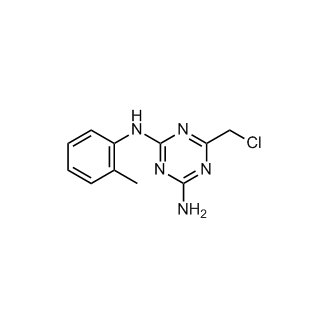 6-(chloromethyl)-N2-(o-tolyl)-1,3,5-triazine-2,4-diamine