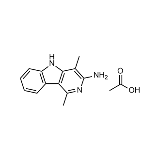 1,4-dimethyl-5H-pyrido[4,3-b]indol-3-amine acetate