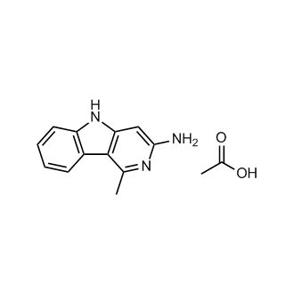 1-methyl-5H-pyrido[4,3-b]indol-3-amine acetate
