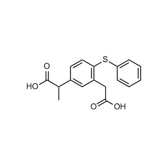 2-(3-(Carboxymethyl)-4-(phenylthio)phenyl)propanoic acid
