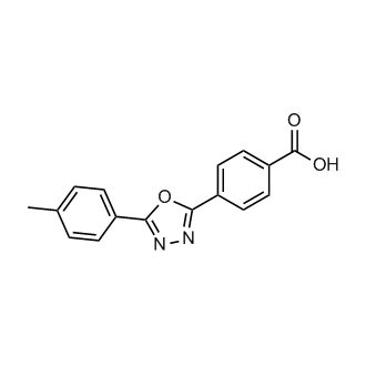 4-(5-(P-tolyl)-1,3,4-oxadiazol-2-yl)benzoic acid