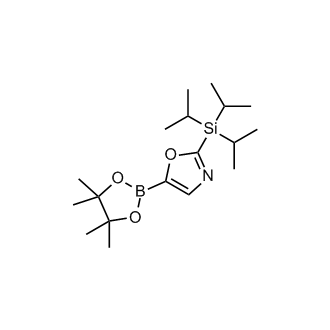 5-(4,4,5,5-Tetramethyl-1,3,2-dioxaborolan-2-yl)-2-[tris(1-methylethyl)silyl]oxazole