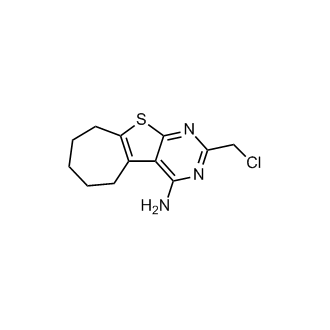 2-(Chloromethyl)-6,7,8,9-tetrahydro-5H-cyclohepta[4,5]thieno[2,3-d]pyrimidin-4-amine