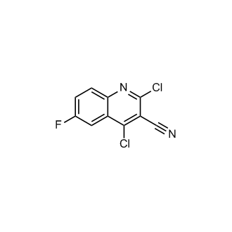 2,4-Dichloro-6-fluoroquinoline-3-carbonitrile