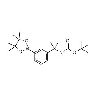 Tert-butyl (2-(3-(4,4,5,5-tetramethyl-1,3,2-dioxaborolan-2-yl)phenyl)propan-2-yl)carbamate