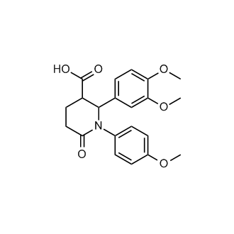 2-(3,4-Dimethoxyphenyl)-1-(4-methoxyphenyl)-6-oxopiperidine-3-carboxylic acid