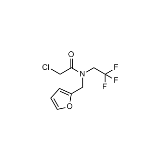 2-Chloro-N-(furan-2-ylmethyl)-N-(2,2,2-trifluoroethyl)acetamide