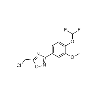 5-(Chloromethyl)-3-(4-(difluoromethoxy)-3-methoxyphenyl)-1,2,4-oxadiazole