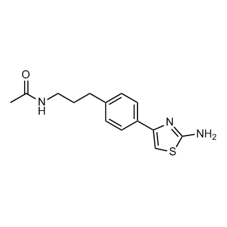N-(3-(4-(2-aminothiazol-4-yl)phenyl)propyl)acetamide