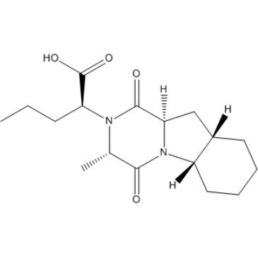 (S)-2-((3S,5aS,9aS,10aR)-3-Methyl-1,4-dioxodecahydropyrazino[1,2-a]indol-2(1H)-yl)pentanoic acid (Perindopril Impurity)
