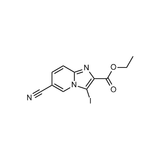 Ethyl 6-cyano-3-iodoimidazo[1,2-a]pyridine-2-carboxylate