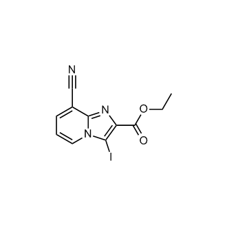 Ethyl 8-cyano-3-iodoimidazo[1,2-a]pyridine-2-carboxylate