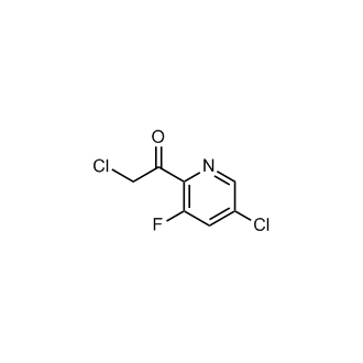2-Chloro-1-(5-chloro-3-fluoropyridin-2-yl)ethan-1-one