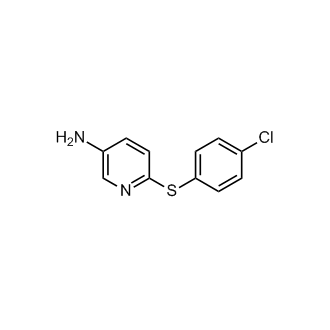 6-((4-Chlorophenyl)thio)pyridin-3-amine