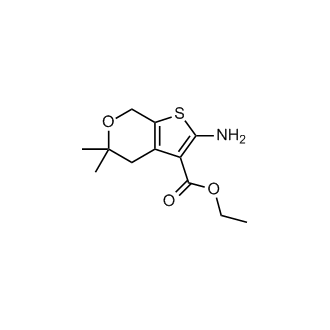 Ethyl 2-amino-5,5-dimethyl-4,7-dihydro-5H-thieno[2,3-c]pyran-3-carboxylate