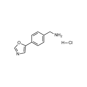 (4-(Oxazol-5-yl)phenyl)methanamine hydrochloride